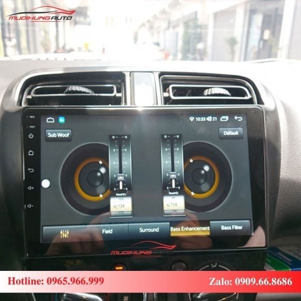 Màn Hình Android Xe Mitsubishi Mirage