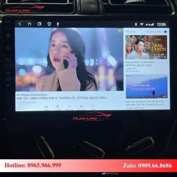 Màn Hình Android Xe Mitsubishi Mirage