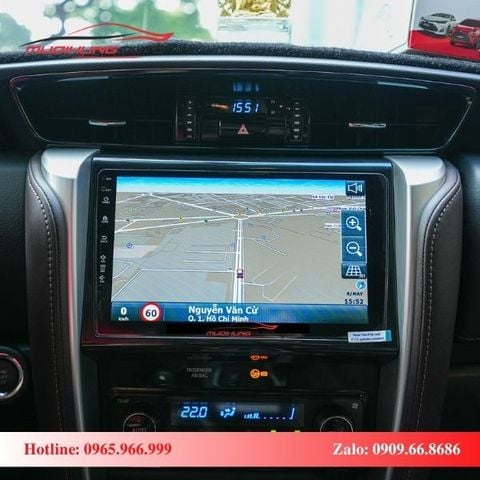 màn hình android xe toyota fortuner