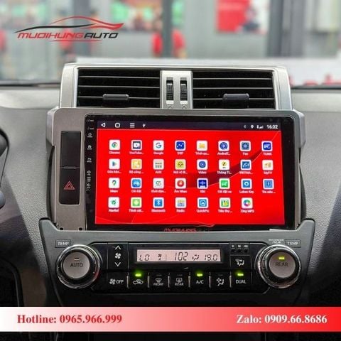 màn hình android xe toyota prado