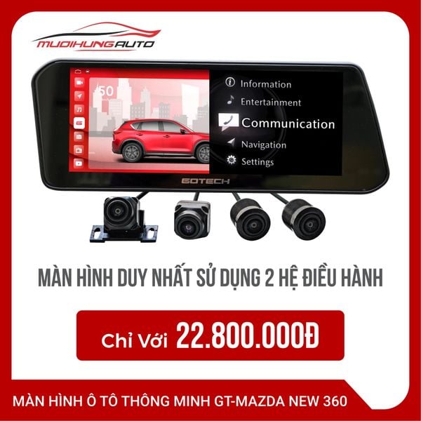 Màn Hình Gotech GT Mazda New 360