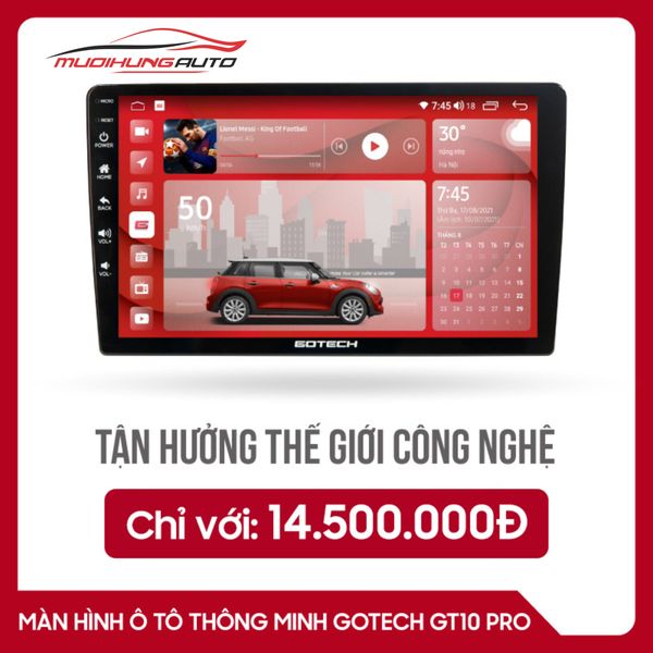 Màn Hình Gotech GT10 Pro (Khuyến Mãi 5/2024)