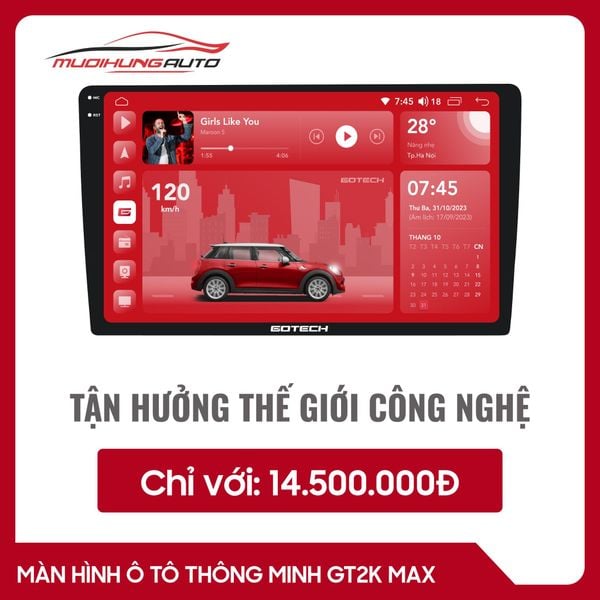 Màn Hình Gotech GT2K Max (Khuyến Mãi 5/2024)