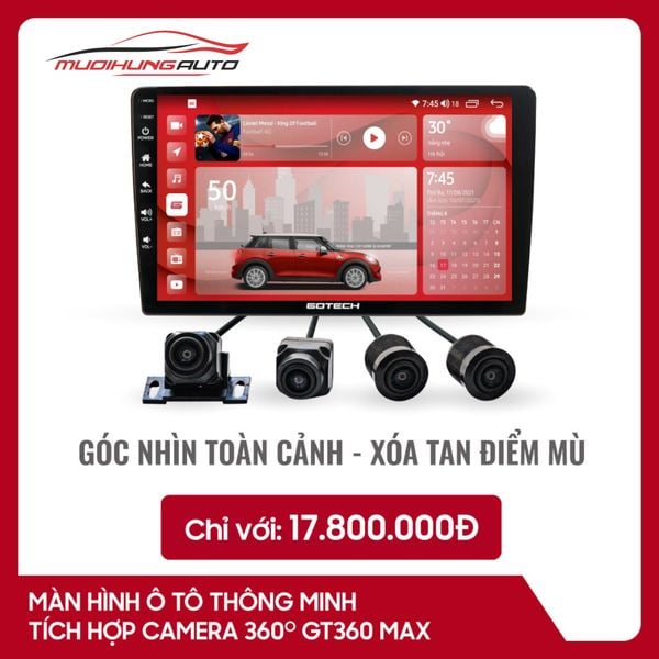 Màn Hình Gotech GT360 Max (Khuyến Mãi 5/2024)