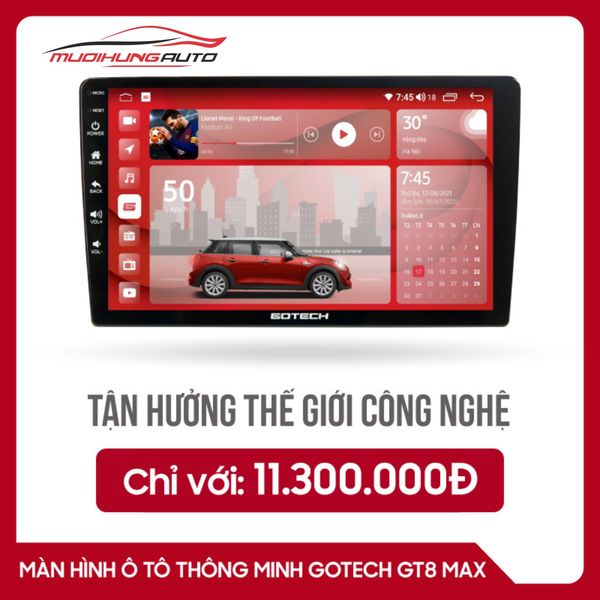 Màn Hình Gotech GT8 Max (Khuyến Mãi 5/2024)