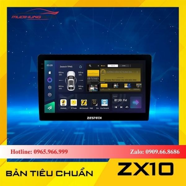 Màn Hình Zestech ZX10 Bản Tiêu Chuẩn (Khuyến Mãi 5/2024)