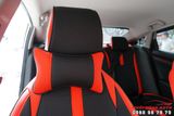 Bọc Áo Ghế Da Màu Đen Đỏ Sang Trọng Cho Xe Honda Civic
