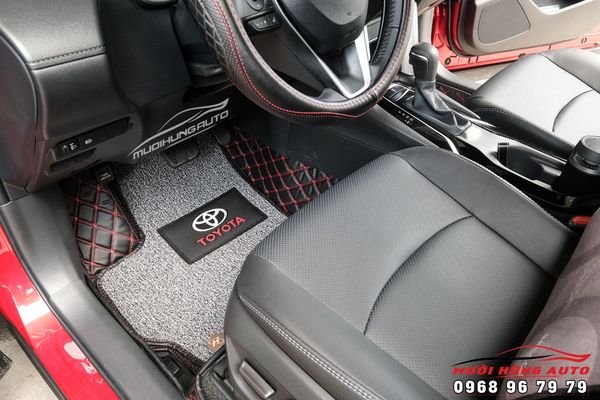 May Thảm Lót Chân Cao Cấp Xe Toyota Corolla Cross Chính hãng