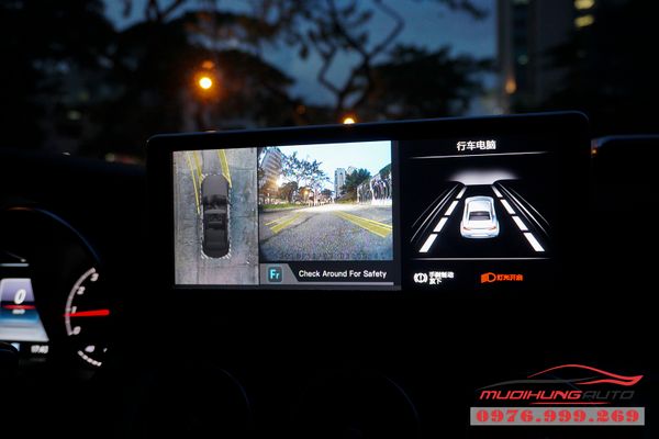 Mercedes C250 Lắp Camera 360 Độ Chính Hãng