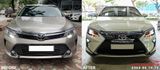 Độ Cản Trước Và Đèn Pha Cho Xe Toyota Camry 2015 - 2017 Lên Kiểu Lexus Tại Mười Hùng Auto