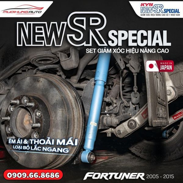 Bộ Phuộc Giảm Xóc KYB New SR Special Xe Toyota Fortuner 2005 - 2015