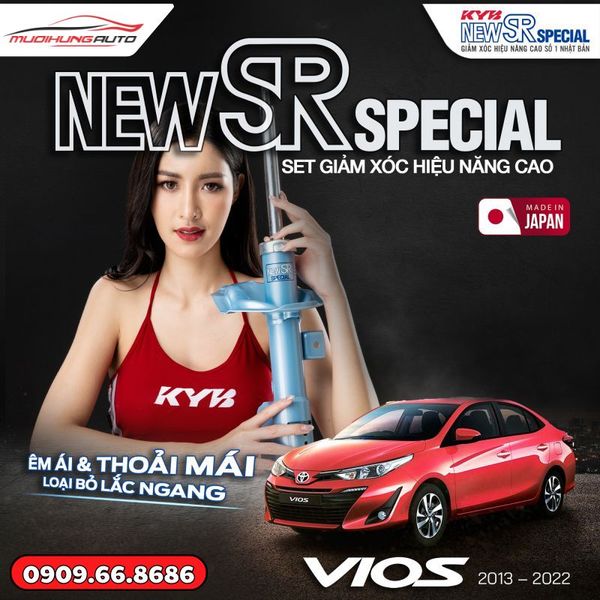 Bộ Phuộc Giảm Xóc KYB New SR Special Xe Toyota Vios