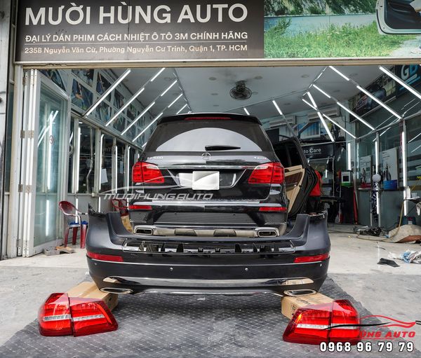 Thay Cản Và Cụm Đèn Trước Sau Cao Cấp Xe Mercedes GL500