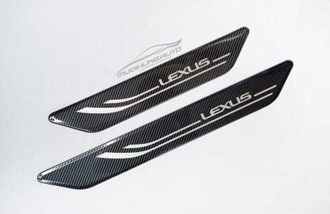 Nẹp Bước Chân Phần Sơn Mẫu Carbon Cho Xe Lexus RX350 2023