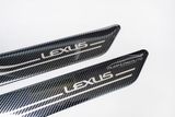 Nẹp Bước Chân Phần Sơn Mẫu Carbon Cho Xe Lexus RX350 2023