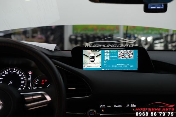 Camera 360 Độ DCT Xe Mazda 3 2020 Bản T2 +  Interface Kết Hợp Màn Hình Zin Cao Cấp