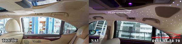 Độ Đèn LED Trần Sao Rơi Cho Xe Lexus LS460L Chuyên Nghiệp