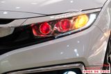 Độ Đèn Pha Xe Honda Civic Bản E 2019 - 2020 Bi LED Domax Và Bi Gầm GTR