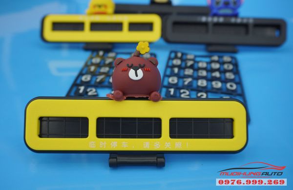 Ốp Kẹp Số Điện Thoại Dễ Thương Cho Xe Hơi