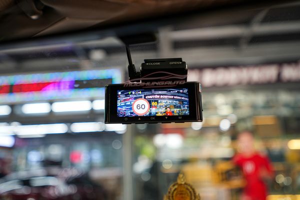 Lắp Camera Hành Trình Trước Vietmap Speedmap M1 Cho Xe Toyota Fortuner 2020