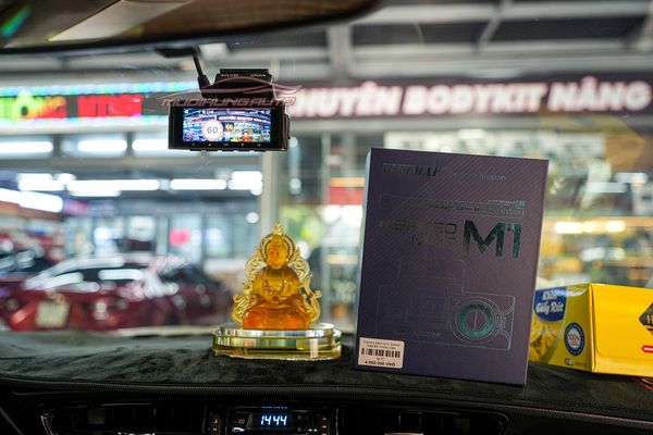Lắp Camera Hành Trình Trước Vietmap Speedmap M1 Cho Xe Toyota Fortuner 2020