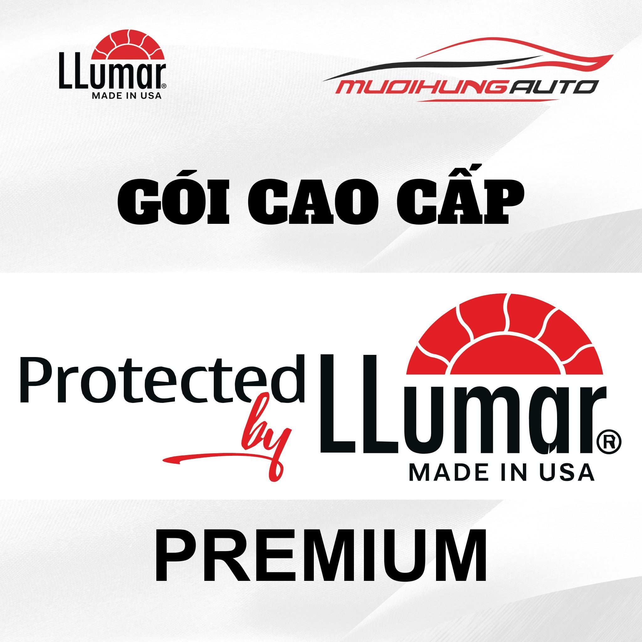 Phim Cách Nhiệt Llumar Gói PREMIUM Cao Cấp - Mười Hùng Auto
