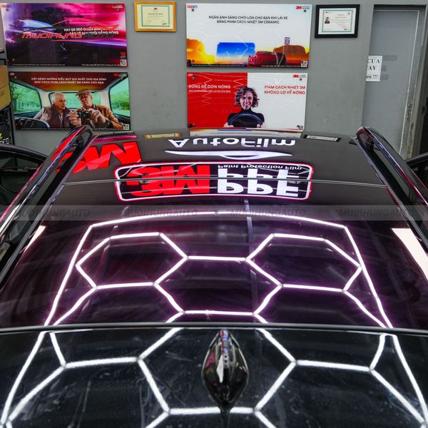 Dán Phim PPF TPU SUNROOF Cách Nhiệt Cửa Sổ Trời Xe Kia Sportage 2024