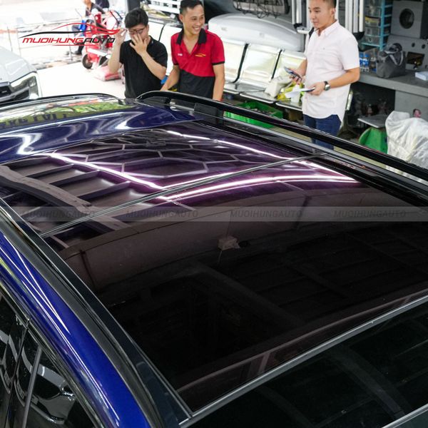 Dán Phim PPF TPU SUNROOF Cách Nhiệt Cửa Sổ Trời Xe Mercedes GLB35 2022