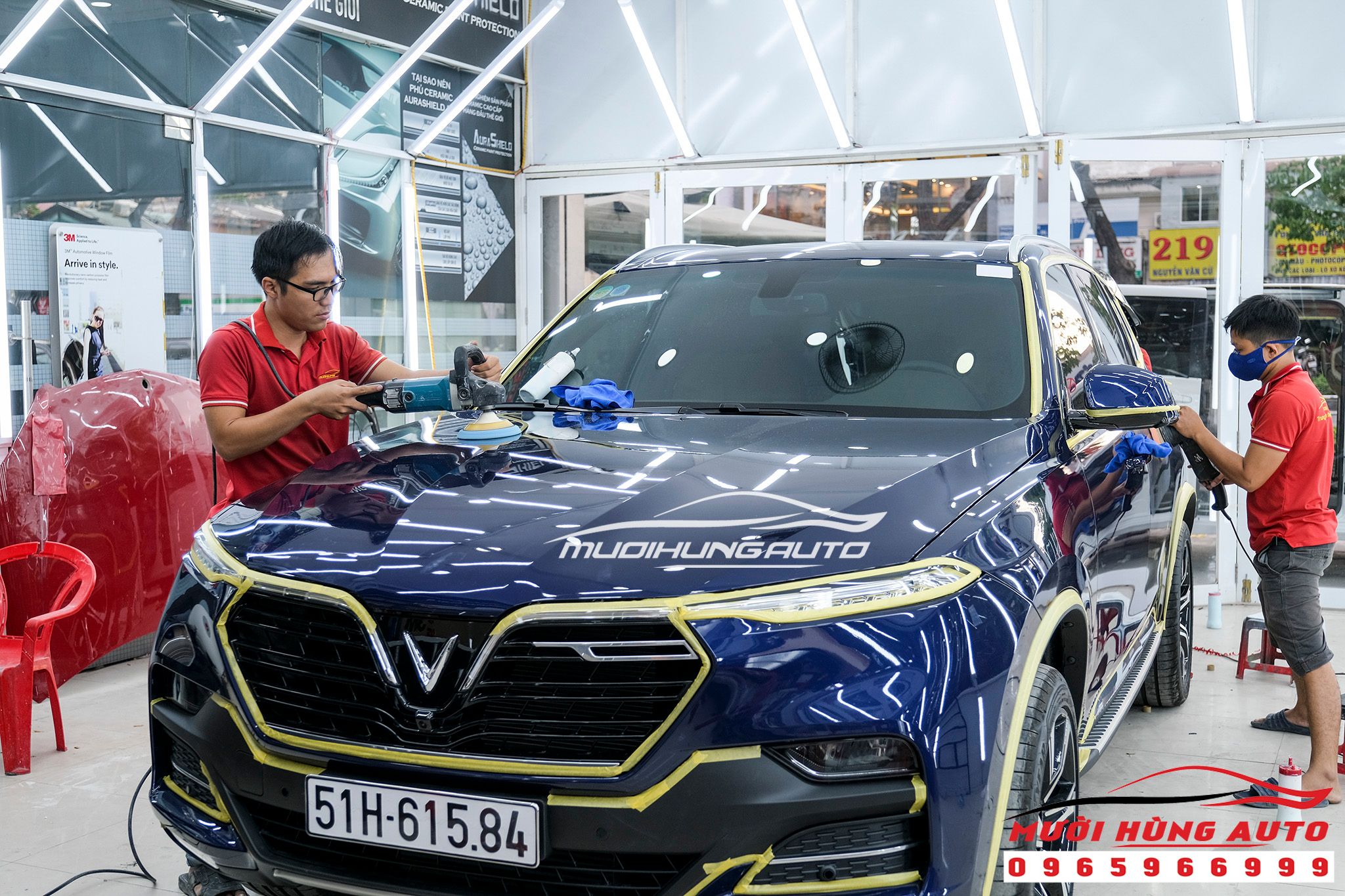 Mẫu decal dán cho xe hơi 7 chỗ Vinfast Lux SA20 cá tính