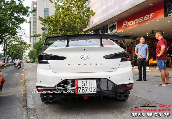 Độ Pô Akrapovic Kết Hợp Líp Và Van On/ Off Cho Xe Hyundai Elantra 2019 - 2021