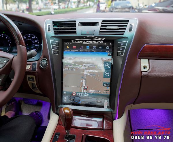 Trang Bị Bộ Màn Hình Android Và Camera 360 Cao Cấp Cho Xe Lexus LS460L