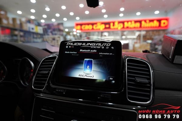 Gắn Màn Hình DVD Android Cho Mercedes GLS400 Chính Hãng