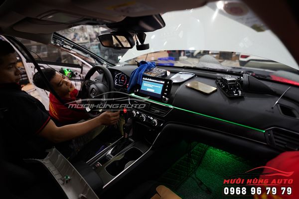Gắn LED Nội Thất Chuyên Nghiệp Xe Honda Accord 2021