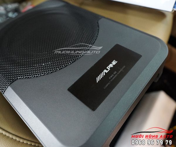Sub gầm ghế Alpine PWE-S800 8inch Chính hãng