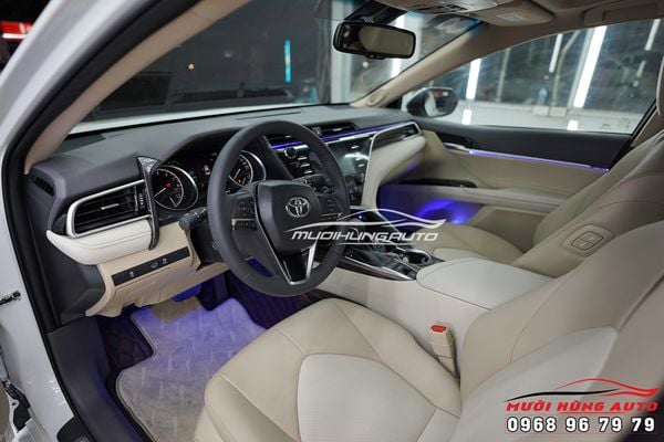 LED Nội Thất Xe Camry 2020 Đổi Màu Trên APP Điện Thoại