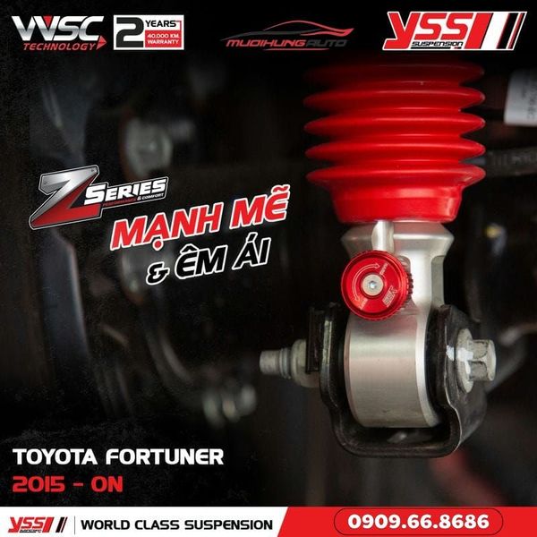 Bộ Phuộc Giảm Xóc YSS Z-SERIES Xe Toyota Fortuner 2015 - ON
