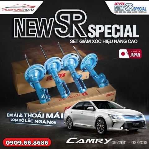 Bộ phuộc giảm xóc KYB New SR Special xe Toyota Camry 2011-2018