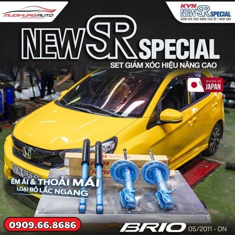 Bộ phuộc giảm xóc KYB New SR Special xe Honda Brio