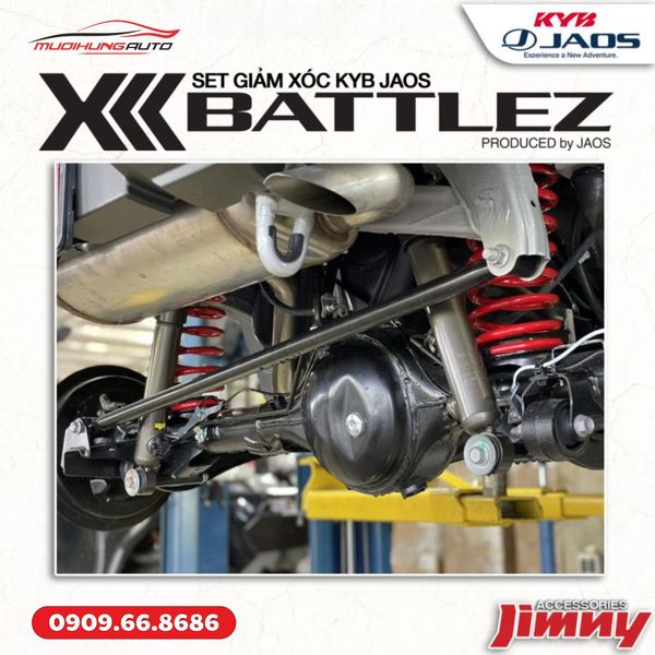 Bộ Phuộc Giảm Xóc KYB JAOS Battlez Xe Suzuki Jimny JB74 Series
