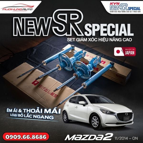 Bộ Phuộc Giảm Xóc KYB New SR Special Xe Mazda 2
