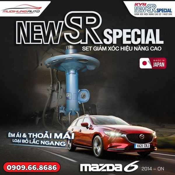 Bộ Phuộc Giảm Xóc KYB New SR Special Xe Mazda 6 2014