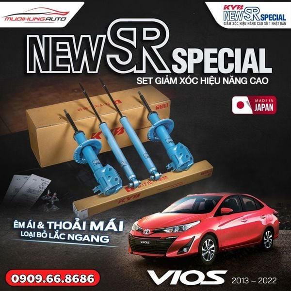 Bộ Phuộc Giảm Xóc KYB New SR Special Xe Toyota Vios