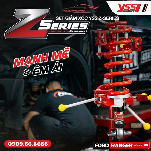 Bộ Phuộc Giảm Xóc YSS Z-SERIES Xe Ford Ranger Next - Gen 2022 - ON