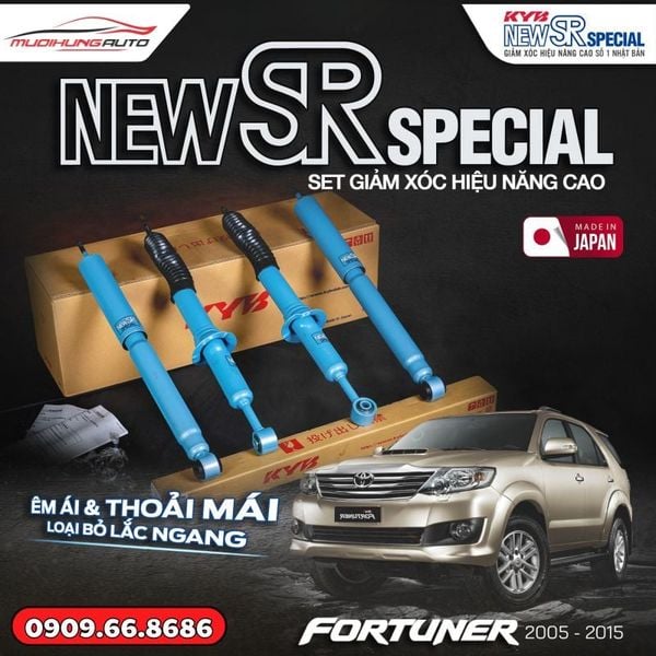 Bộ Phuộc Giảm Xóc KYB New SR Special Xe Toyota Fortuner 2005 - 2015
