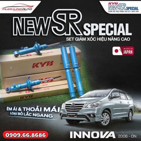 Bộ phuộc giảm xóc KYB New SR Special xe Toyota Innova 2004-ON