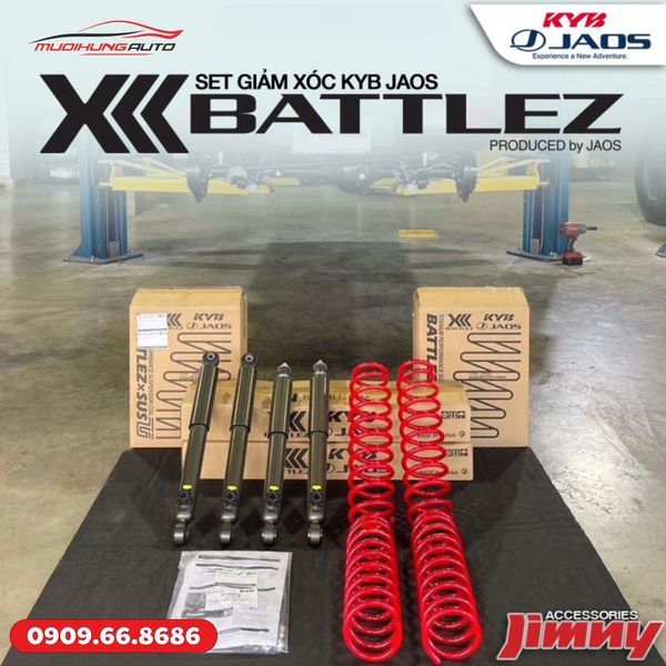 Bộ Phuộc Giảm Xóc KYB JAOS Battlez Xe Suzuki Jimny JB74 Series