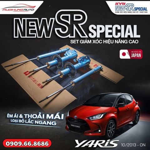 Bộ phuộc giảm xóc KYB New SR Special xe Toyota Yaris