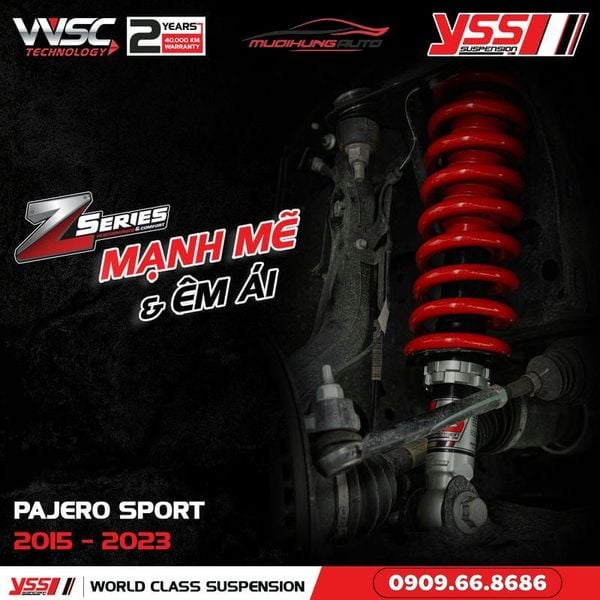 Bộ Phuộc Giảm Xóc YSS Z-SERIES Xe Mitsubishi Pajero Sport 2015 - ON