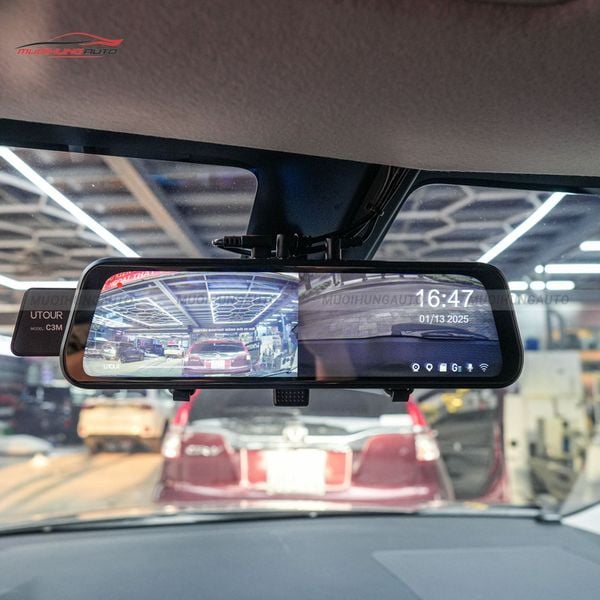 Gương Điện Tử AI ADAS UTOUR C3M Cho Xe Mitsubishi Xpander Cross 2024