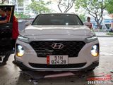 Độ 04 Bi LED Jaguar Tăng Sáng Xe Hyundai Santafe 2019